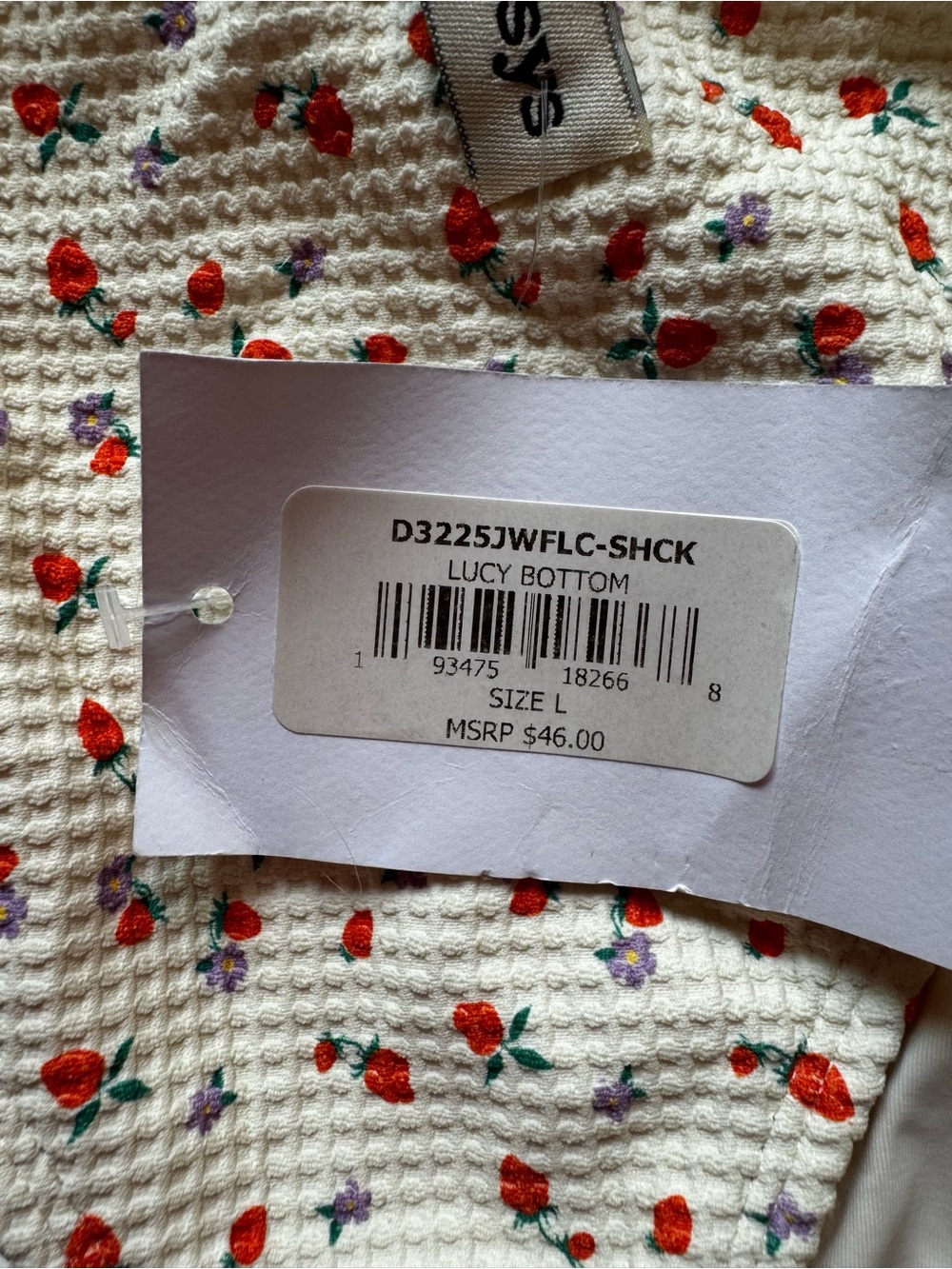 Dippin' Daisy's Cream Bikini with Red Cherry Print - Picture 2 of 5